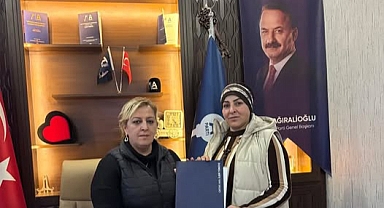 BETÜL ÖGET’TEN AYŞE SÜZGEN’E TEBRİK MESAJI