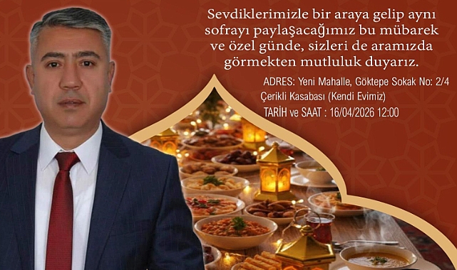 KIRIKKALE VE ÇERİKLİ MEVLİD YEMEĞİNDE BİR ARAYA GELECEK 