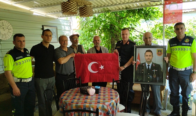 ŞEHİDİMİZ YUSUF ERGÜN’ÜN AİLESİNE ANLAMLI TAZİYE ZİYARETİ