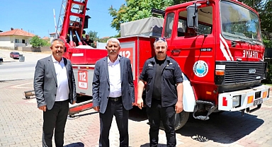 1 YILDIR ATIL DURUMDAYDI! YAHŞİHAN'IN 30 METRELİK KURTARMA ARACI YENİDEN GÖREVE HAZIR