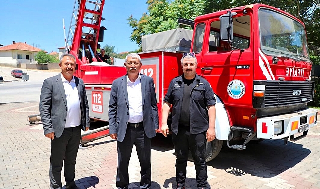 1 YILDIR ATIL DURUMDAYDI! YAHŞİHAN'IN 30 METRELİK KURTARMA ARACI YENİDEN GÖREVE HAZIR