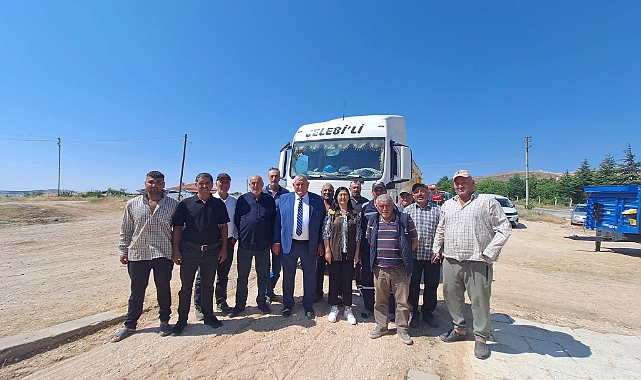 BAŞKAN ERDEMİR’DEN ÇELEBİ’DE ÜRETİCİYE BÜYÜK DESTEK